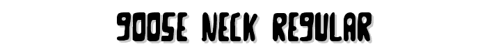 Goose Neck Regular font